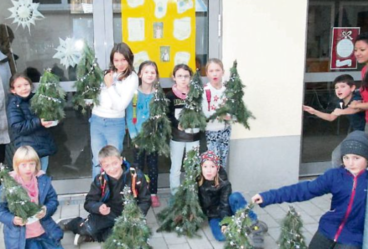 Die Kinder der Natur-AG an der Grundschule Nieder-Liebersbach widmeten sich dieses Mal den Themen Weihnachten und Advent. 